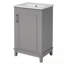 Meuble-lavabo de salle de bain avec lavabo et tablette de porte