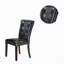 Chaise rembourrée en similicuir