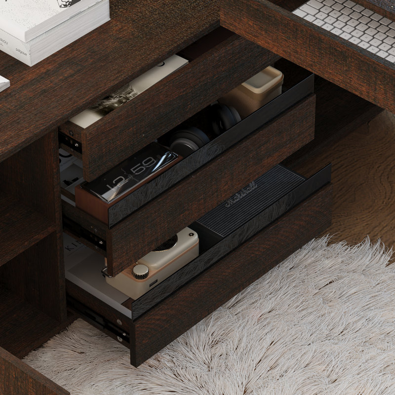 Adjustable Height L-Shaped Standing Desk With Storage Cabinet – Ergonomic Workstation For Home And Office