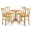 Smithson Solid Wood Top Pedestal Dining Set-1486587504-1575159948-1579095481