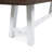 Dining Bench With Rustic Metal Frame