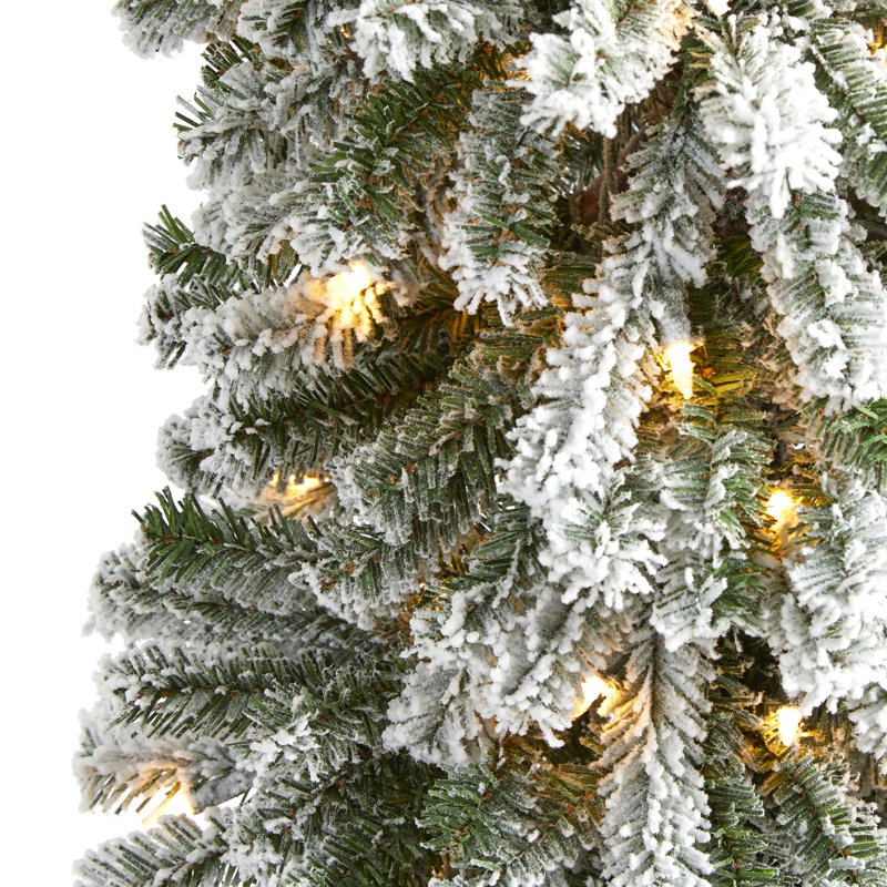 1' Green Most Realistic Artificial Cedar Christmas Tree, 6' H