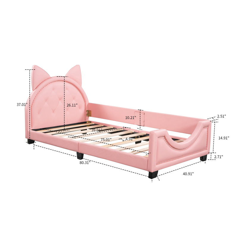 Lit de jour Melway, Rose