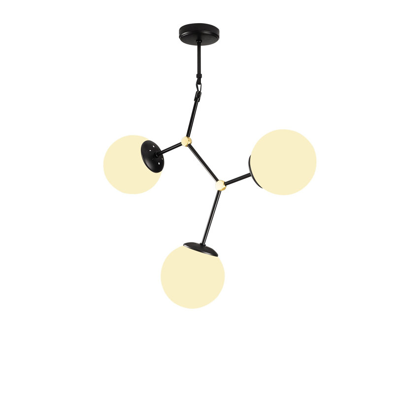 Navi 3 - Light Sphere Pendant, Black