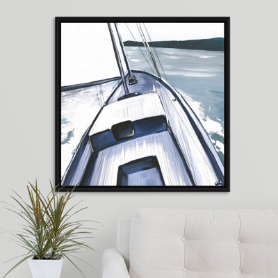 « sea faring life xvii », peinture sur toile