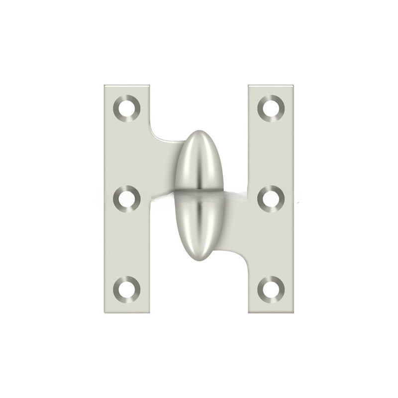 Hinge, Polished Nickel, Right Hand