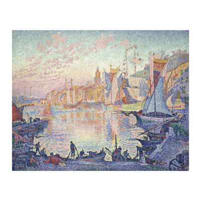 Le port de Saint-Tropez par Paul Signac - Estampe numérique