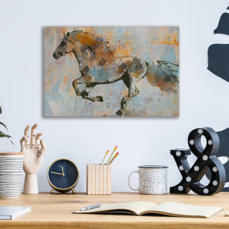 " Rusty Horse 2 " by Irena Orlov, 12" H x 16" W x 0.13" D