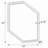Cavendish Hexagonal Wall Mirror