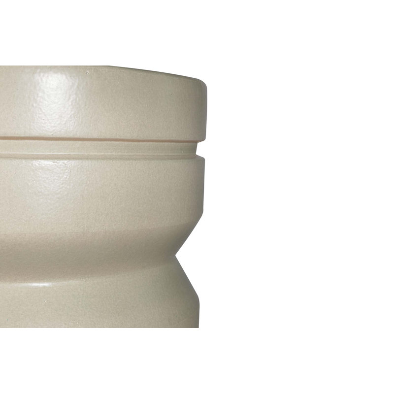 Provenance Signature Outdoor Round Side Table, Khaki