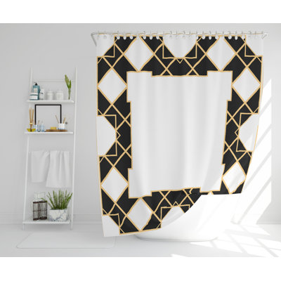 Norberto Polyester Shower Curtain Set