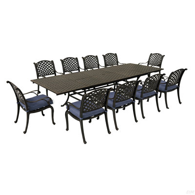 Ensemble de salle à manger rectangulaire pour 10 personnes