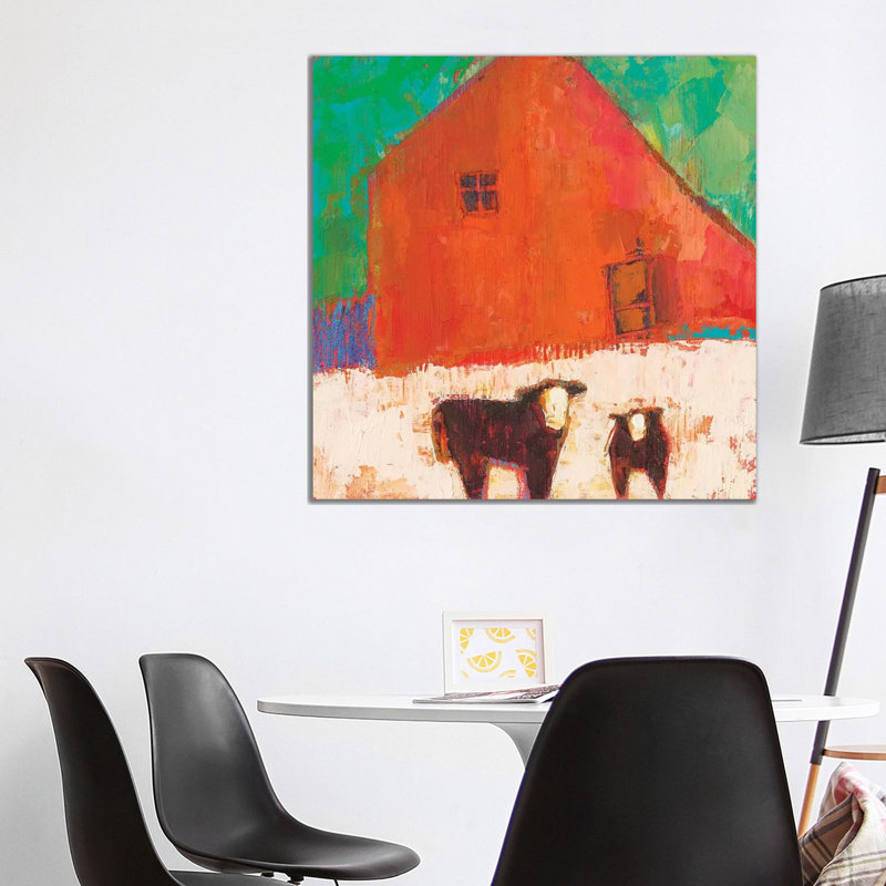 Baraboo Barn 1 Piece Wrapped Canvas Painting, 93.98 cm H x 93.98 cm W