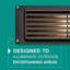 Atlantis Bronze Line Voltage Deck Light