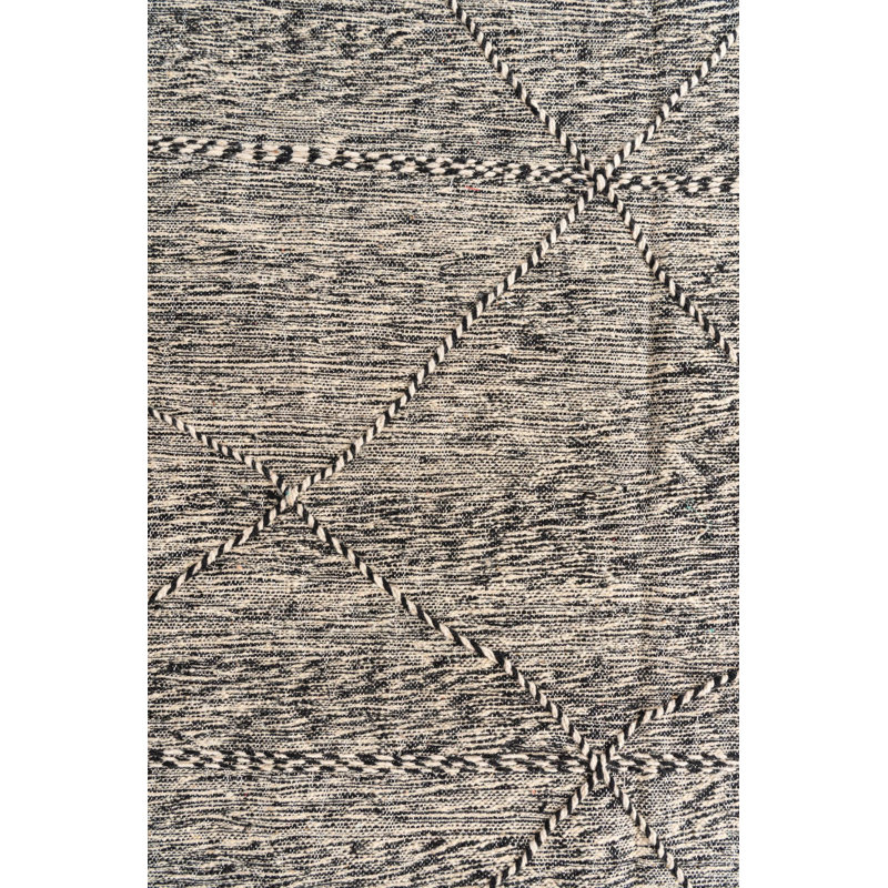 Tapis noir et blanc Kalmanovitz