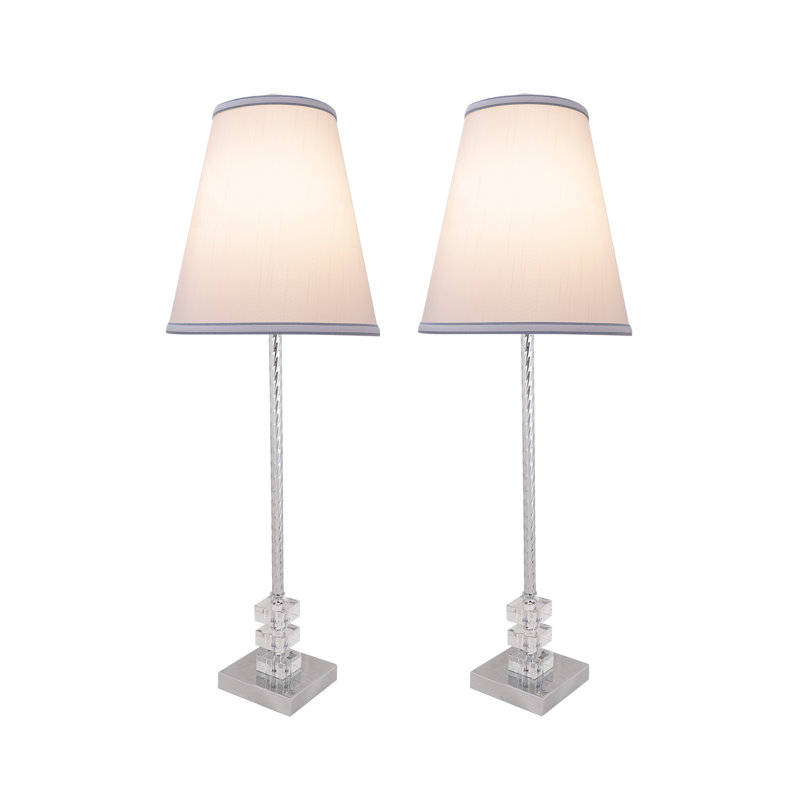 Metal Table Lamp, Chrome