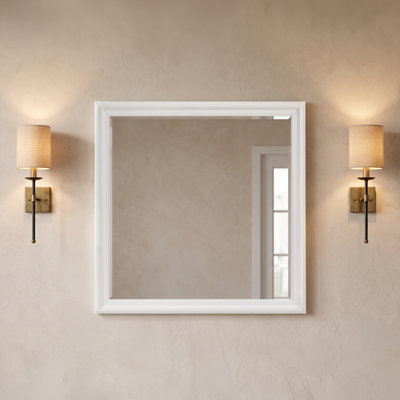 Miroir plat en bois Mylhana
