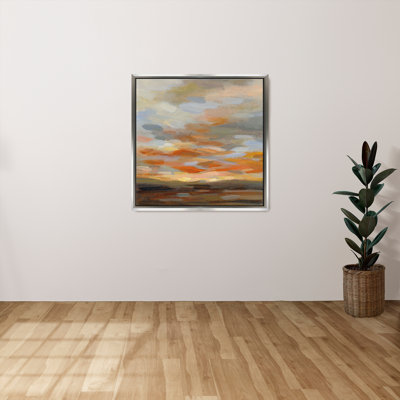 "High Desert Sky II" par Silvia Vassileva, reproduction sur toile dans un cadre flottant