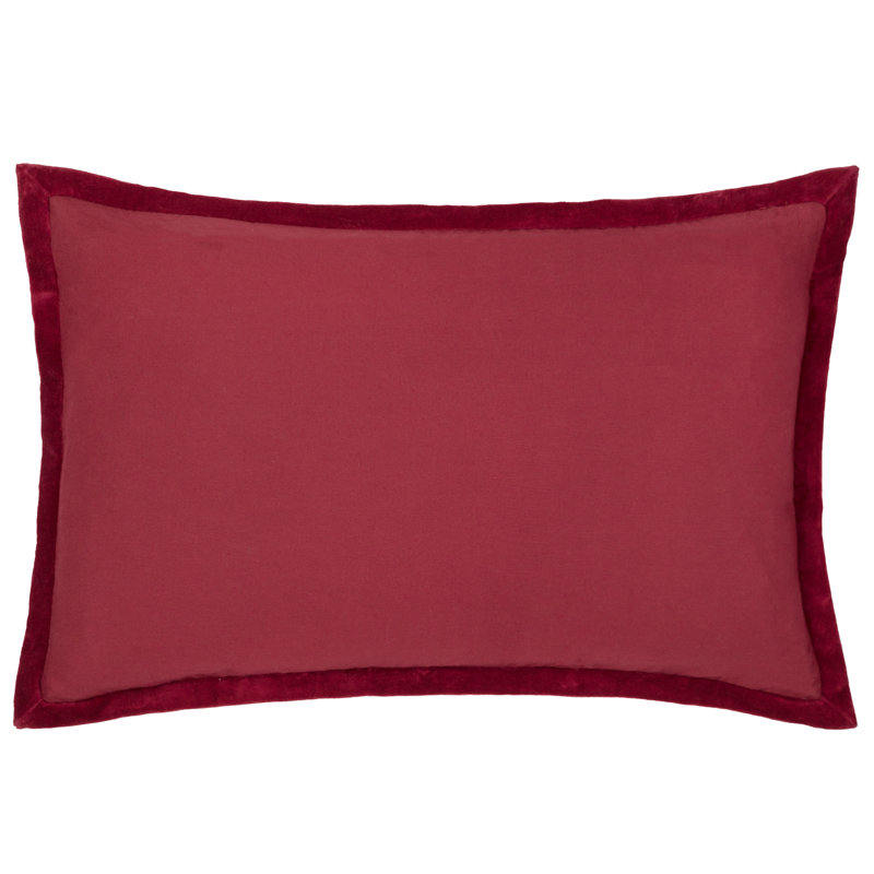 Winter Noel Cushion Cover Abstract Red Rectangular Throw Pillow Cover
