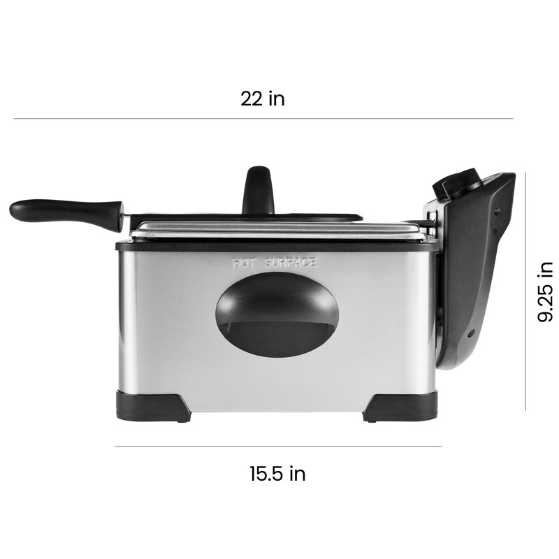 Friteuse à dinde à panier 4,5 litres avec minuterie
