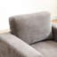 Grande chaise d'appoint en brun, matériau chenille, housses lavables, coussin de 7 pouces, style Mid-Century pour la chambre à coucher, chambre à coucher surdimensionnée avec tissu, design, dortoir de construction, bureau-862138502