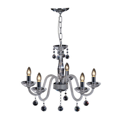 5 - Light Candle Style Chandelier