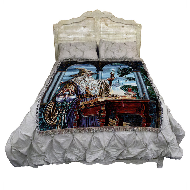 Couverture émeraude dragon Pure Country Weavers