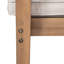 Ensemble de 2 chaises de patio avec structure en bois d'acacia et coussins imperméables