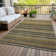 Siohban Washable Striped Indoor / Outdoor Rug