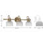 Éclairage pour meuble-lavabo à intensité variable Rosser-36029729-133335052-133335054