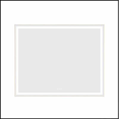 60 X 48 Inch LED Bathroom Mirror With Anti-Fog, Memory, And Stepless Dimmable Front And Backlight, Wall Mounted Vanity Mirror