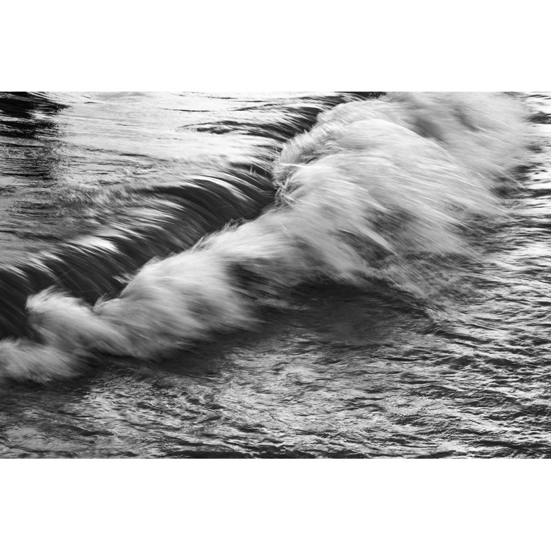 Stonewall Surf - Picture Frame Photograph on Paper, 28.5" H x 40" W, Black Framed