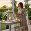 2 Piece Metal Floor Lantern Set-124300271