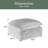 Cloud Sectional Couches For Living Room, Convertible L-Shape Couch With Ottoman-533100568