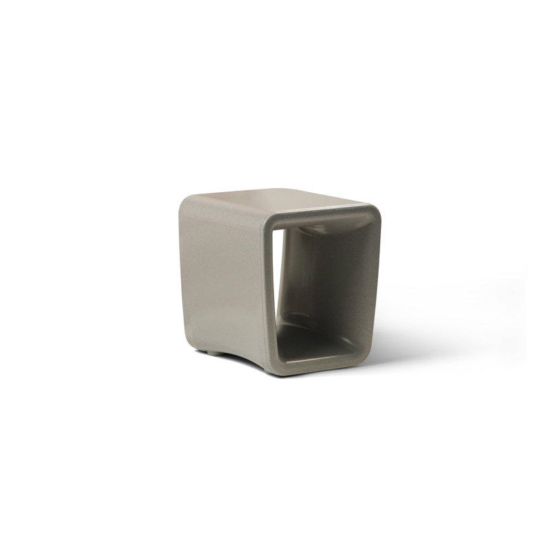 Loop Outdoor Square Side Table, Sandstone