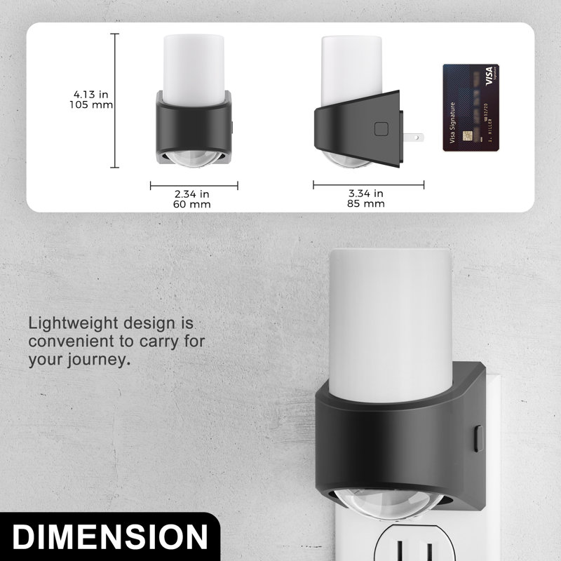 RGB Plug-In Projection Night Light With Color Memory