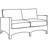 Paulding Water Resistant Patio Sofa Cover-1126274745