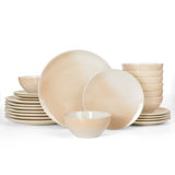 Famiware 24 Piece Dinnerware Sets, Plates And Bowls Sets for 8