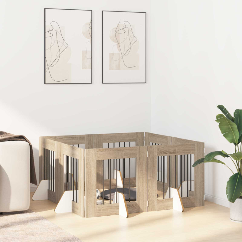 Engineered Wood Free Standing Pet Gate