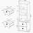 3-shelf Bookcase with USB and Lockable Drawer-940135728