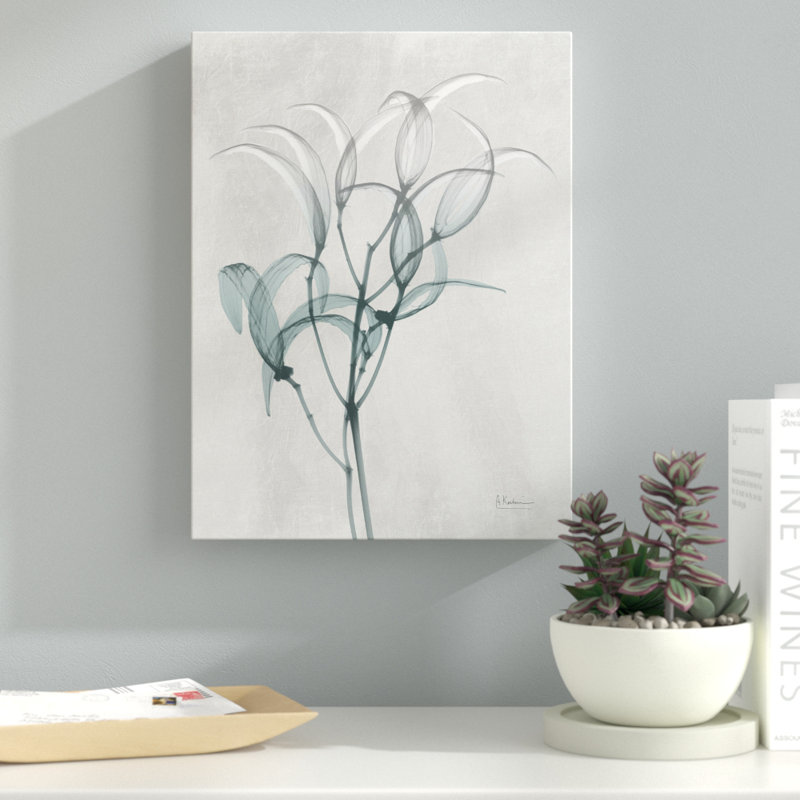 « émeraude oleander travers », reproduction d’impression sur toile tendue, H 16 po x l 12 po