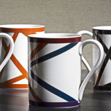 Missoni Mug Cup NASTRI In Luxury Box Multicolor Diam. 3", H 3.9", Cap. 12.5 Oz