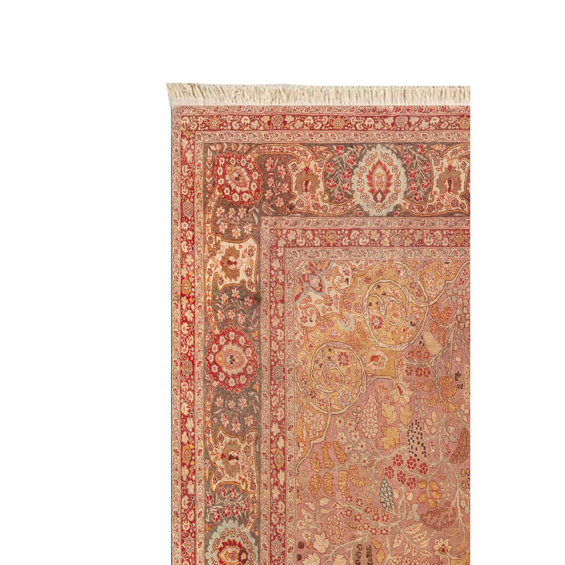 Tapis traditionnel Mute Safran