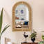 Miroir en osier / rotin Brooklen