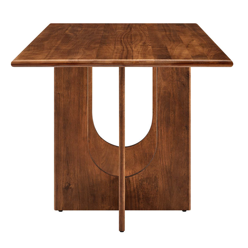 Rivian 70" Mid-century Modern Mango Wood Dining Table