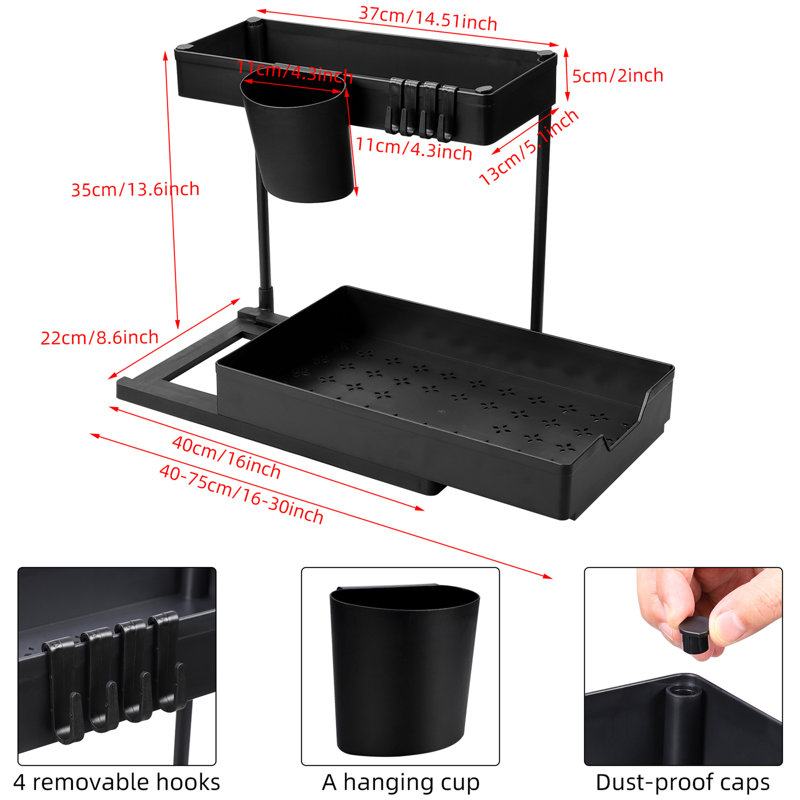 Plastic Under Sink Organizer