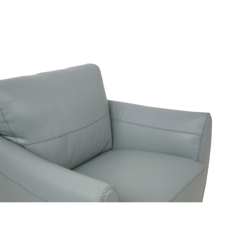 Chaise en cuir Valeria Watery