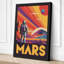 Postcard from Mars Retro - Wrapped Canvas-766842435-766842437