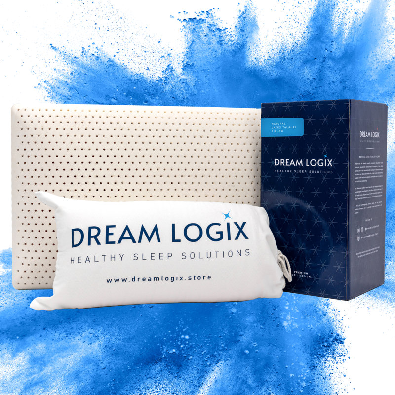 DreamLogix Natural Talalay Latex Pillow for Sleeping