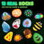 Ensemble d'art et d'artisanat Glow in the Dark Rock, amusant et créatif pour les enfants de 6 ans et plus